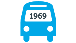 APAM conforms to the provisions of the Ministry of Transportation, making the urban buses orange and the interurban ones blue.
